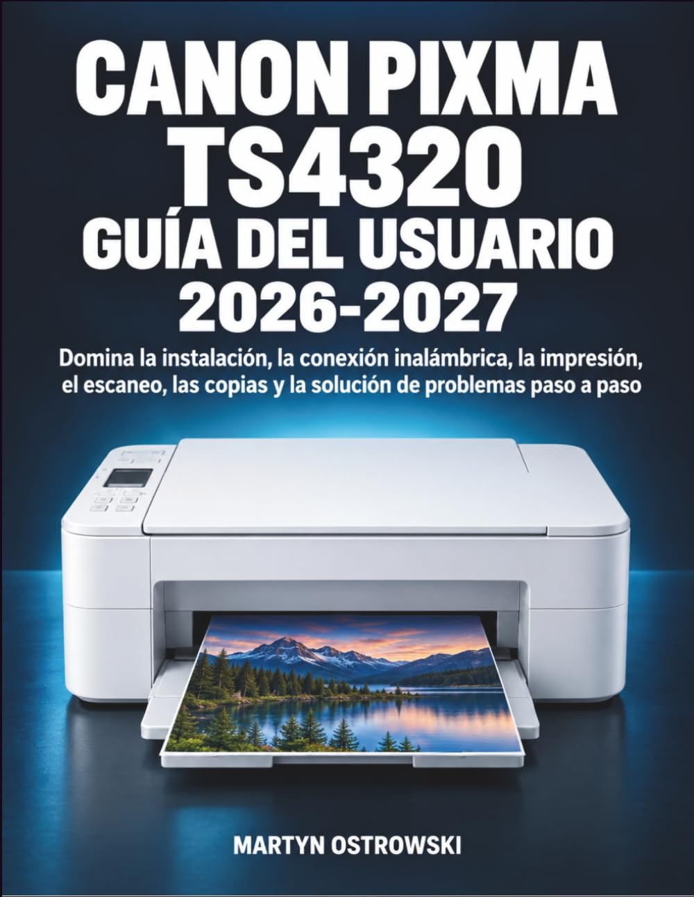 ler totalmente Canon PIXMA TS4320 Guía del Usuario 2026-2027: Domina la instalación, la conexión inalámbrica, la impresión, el escaneo, las copias y la solución de problemas paso a paso (Spanish Edition)