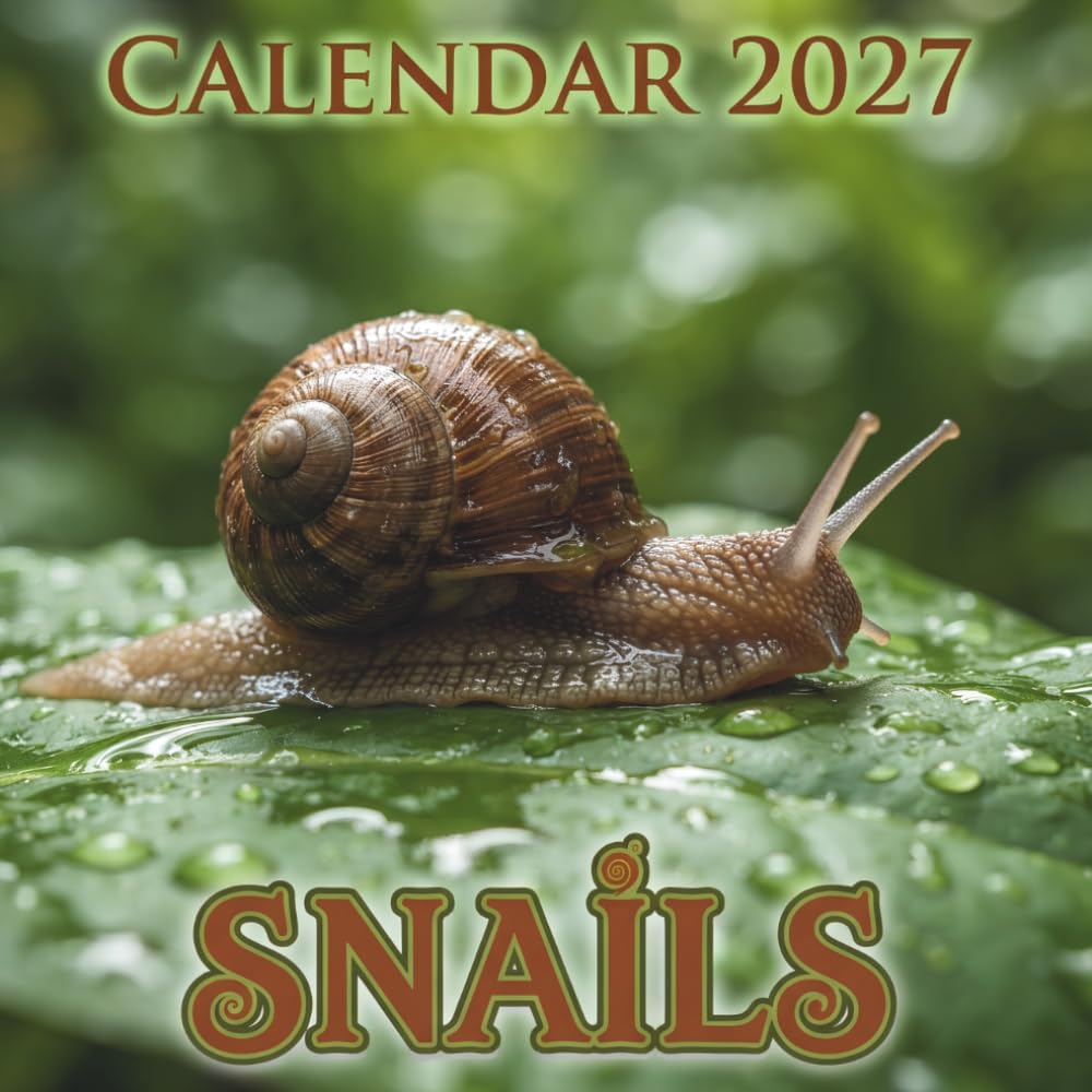 ler totalmente Snails Calendar 2027: 12 Months of Nature, Texture, Garden Life, and Tiny Wonders
