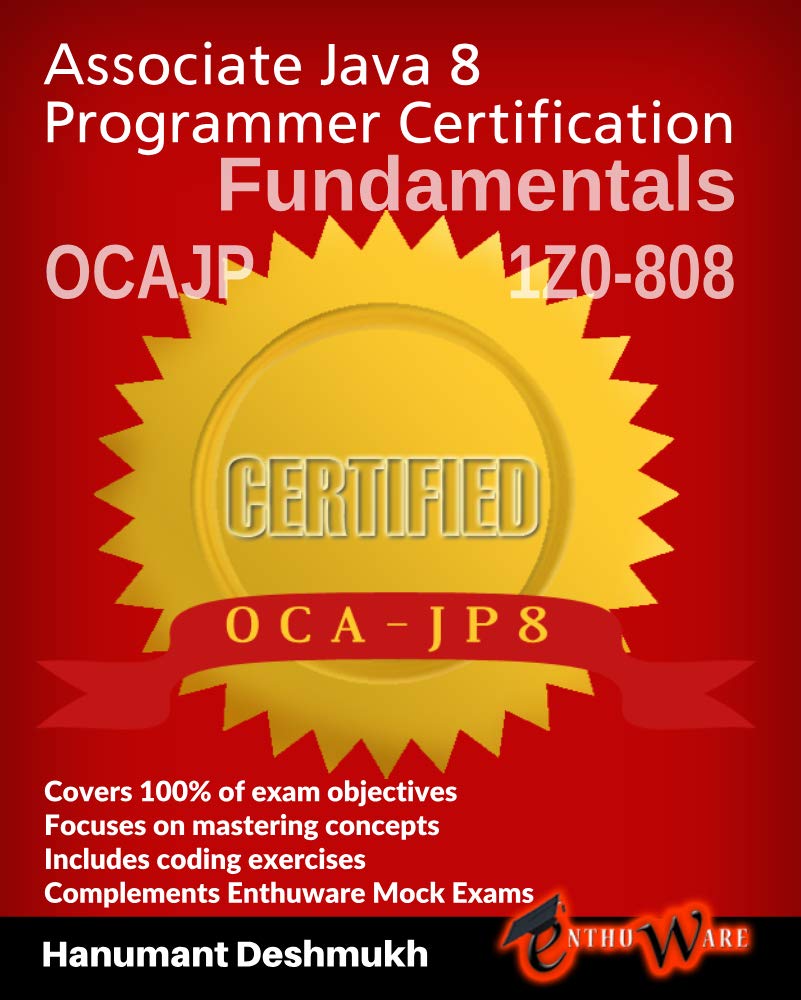 ler totalmente OCAJP Associate Java 8 Programmer Certification Fundamentals: 1Z0-808 (English Edition)