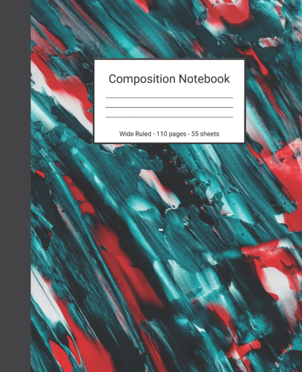 Composition Notebook: Wide Ruled Paper Notebook Journal - Red And White Liquid Marble - Blank Wide Lined Workbook baixar livro de graça