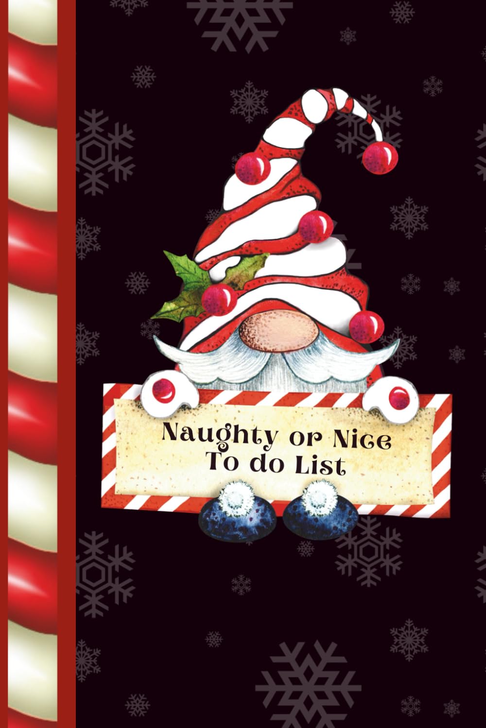 ler totalmente Black Gnome Naughty or Nice To Do Check List Notebook: Cute Gnomes 6 x 9 Note Pad to-do list (with Check Boxes) for Christmas and Gnome Lovers - 120 page