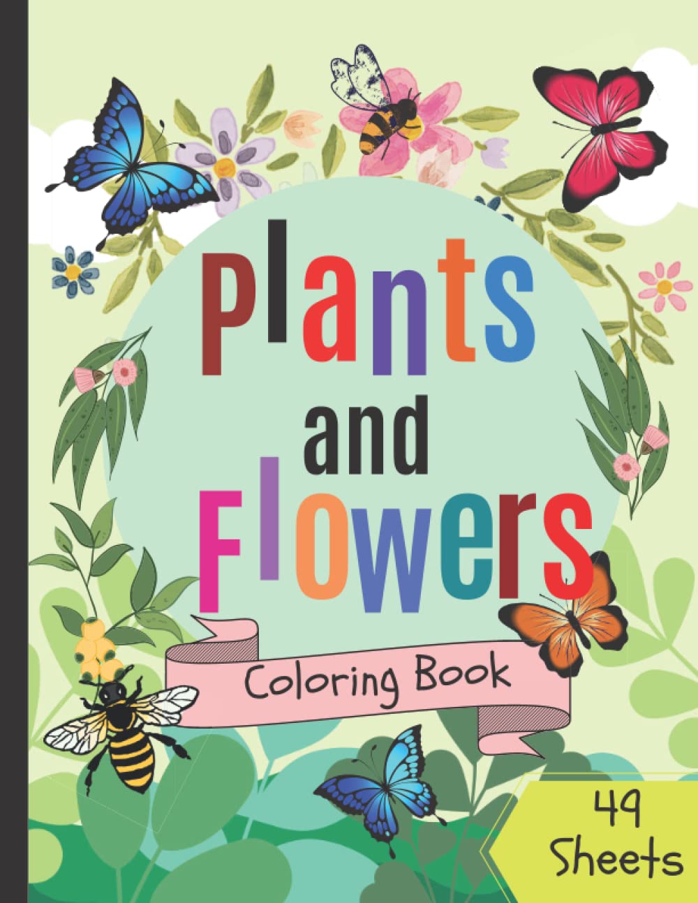 Plants and Flowers Coloring Book: A Collection of 49 Beautiful Houseplants, Cactus, Flower Garden and Floral Designs| Stress Relieving Adult Coloring Pages baixar o livro de graça