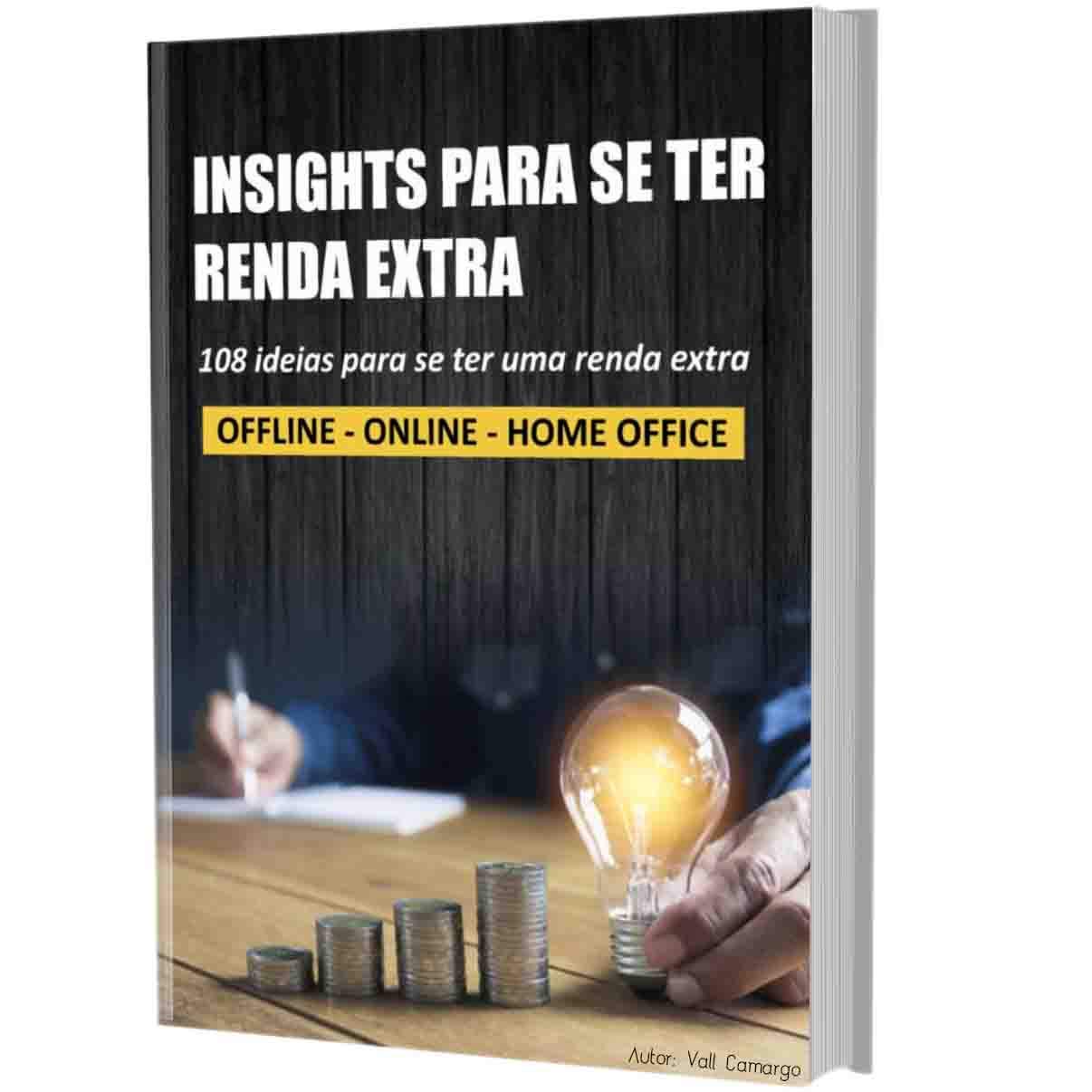 108 INSIGHTS PARA SE TER RENDA EXTRA: Está a procura de um extra e não sabe o que fazer? + De 100 idéias simples e criativas, que colocadas em prática, te farão a ter resultado já nos próximos dias! baixar o livro de graça