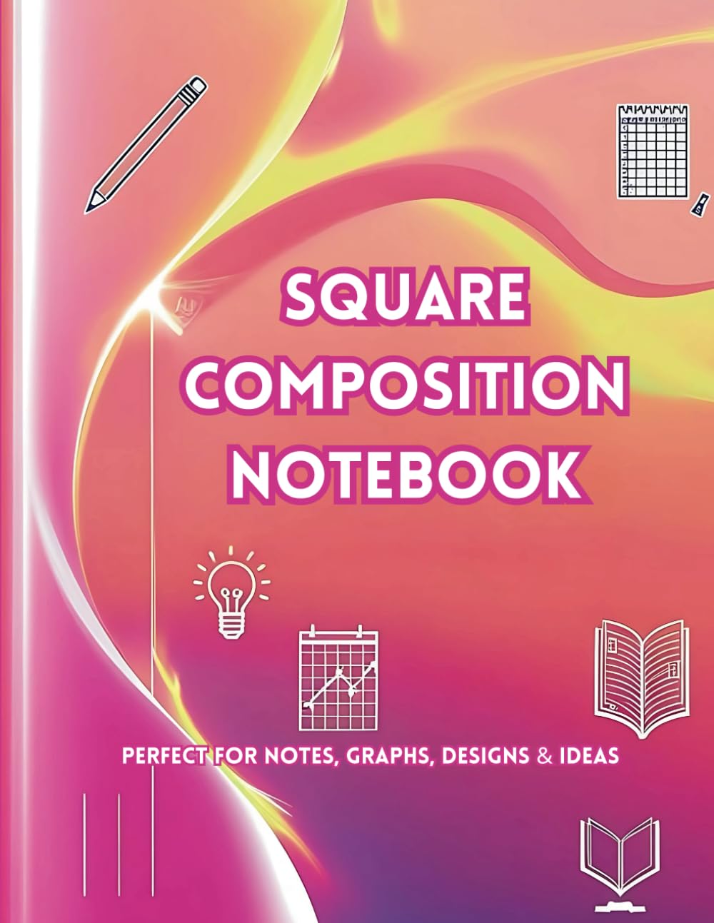 ler totalmente Square Composition Notebook::8.5 x 11 Inch | Cute Blank Lined Journal for Writing, School, Notes, or Journaling | Perfect for Students, Kids, and Adults