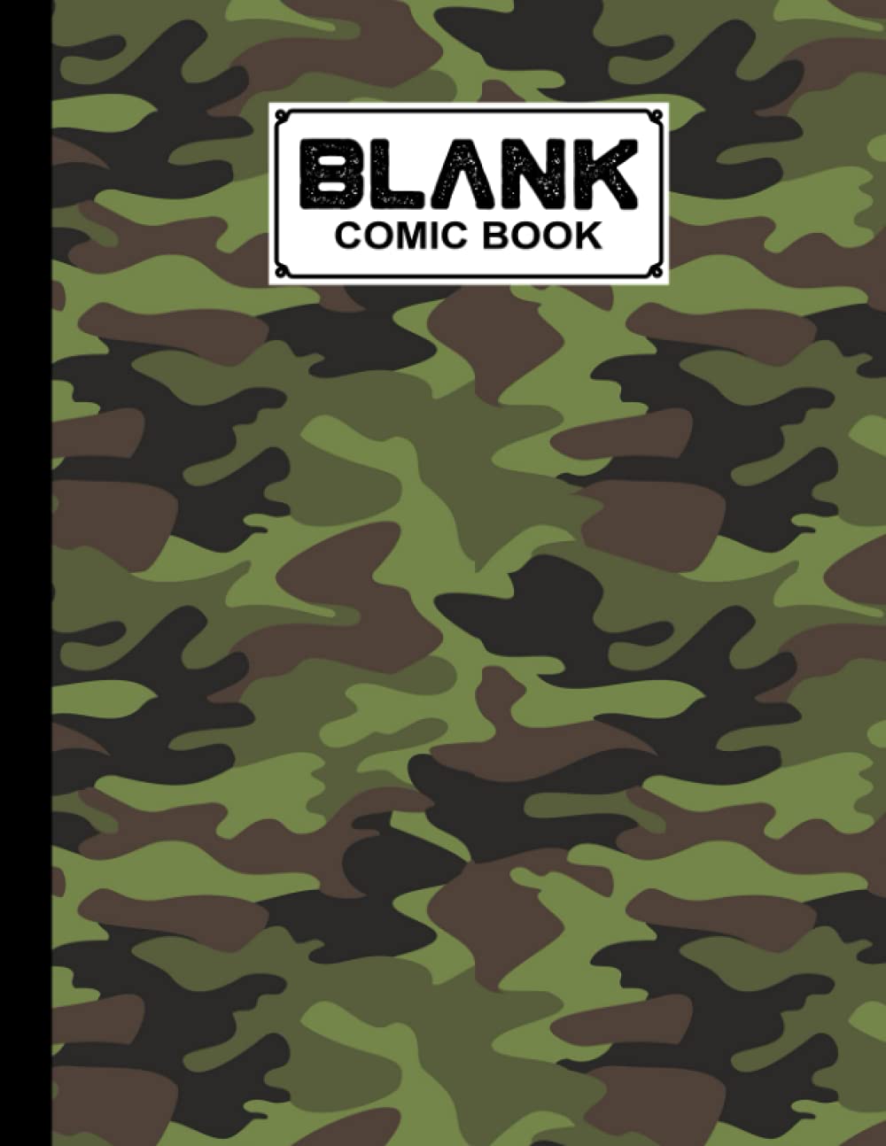 Blank Comic Book: Camo Print Cover, Draw Your Own Comics - 120 Pages of Fun and Unique Templates - A Large 8.5" x 11" Notebook by Pauline Wunderlich baixar livro de graça