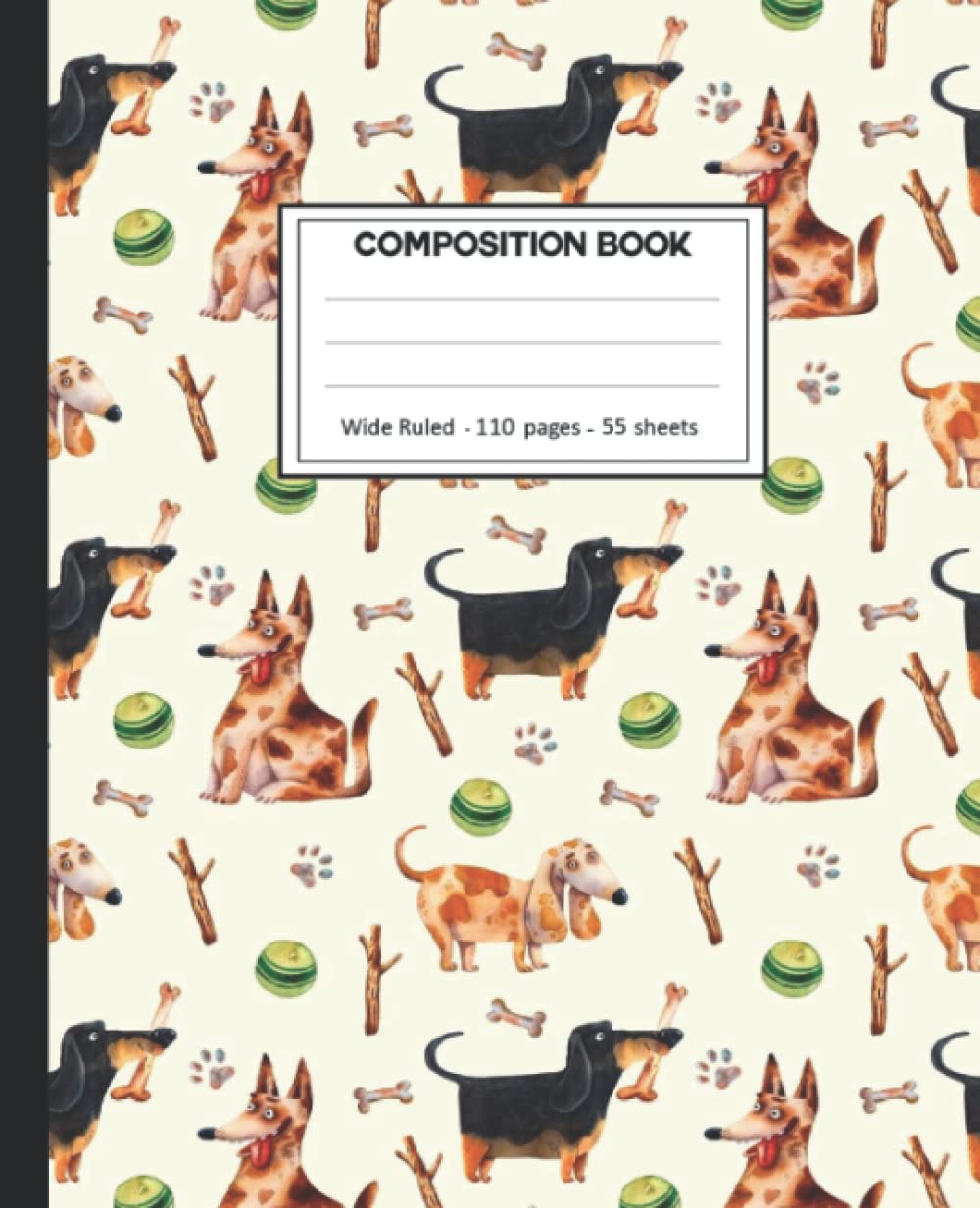 Composition Notebook: Composition Notebook with Dogs for School. baixar o livro de graça