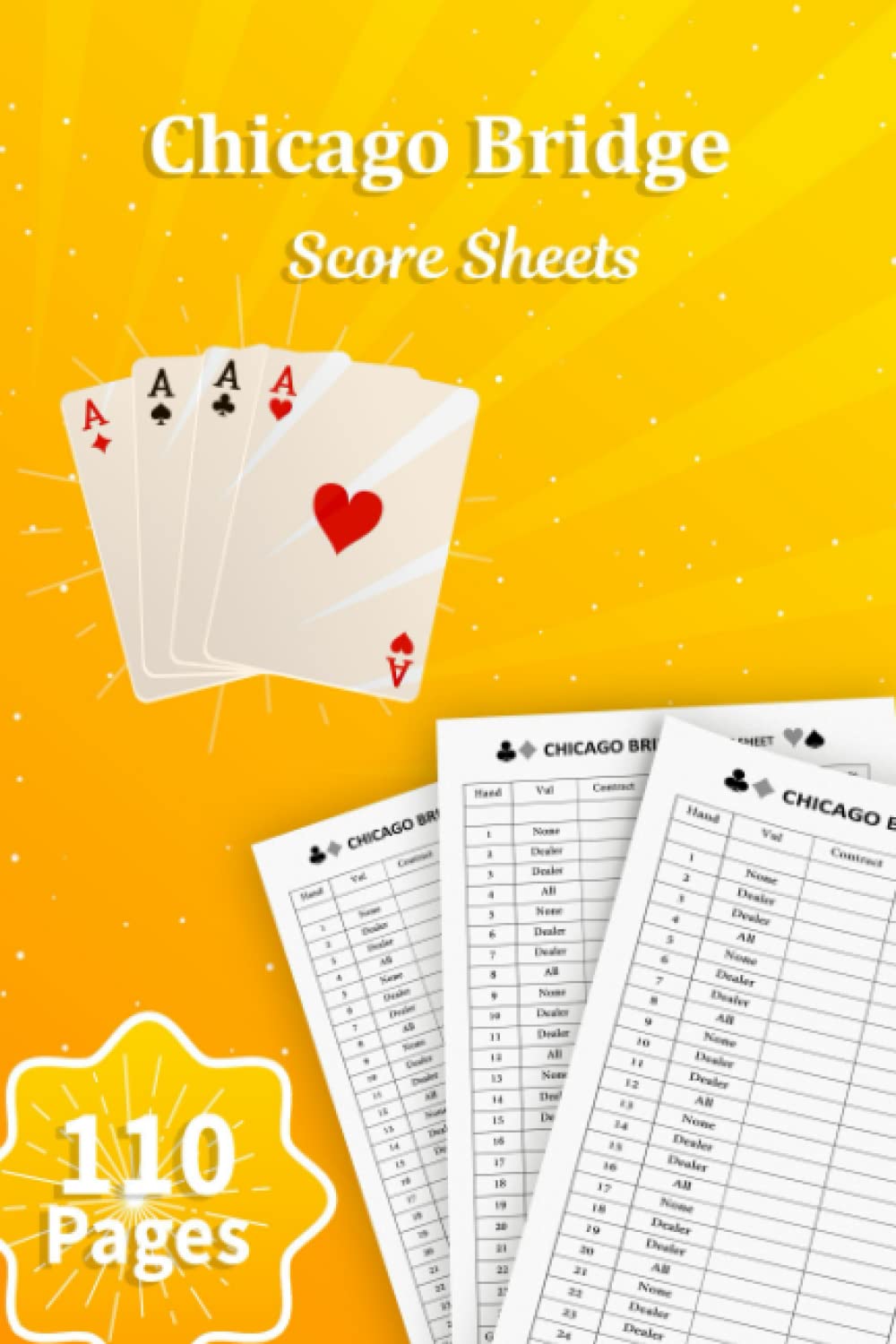 capítulo por capítulo baixar Chicago Bridge Score Sheets: Chicago Bridge Score Book |110 Score Sheets with Small Size 6 x 9 inch