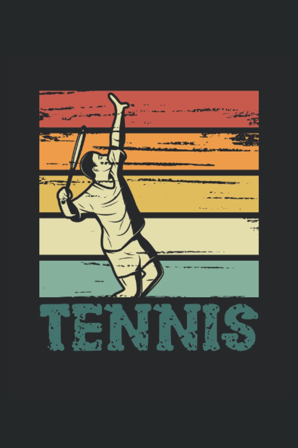 Tennis man in retro color: Dot Grid Jounal ToDo Exercise Book or Diary 6" x 9" (15.24 x 22.86 cm) 120 pages baixar livro de graça