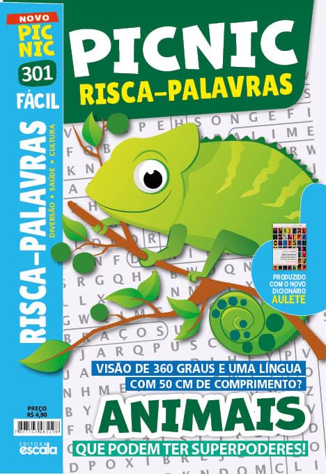 Picnic Risca-Palavras - Fácil: 301 - Animais baixar o livro de graça