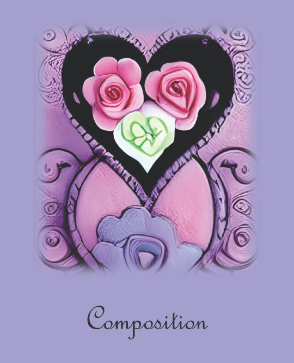 ler totalmente Composition: Pastel hearts and flowers Composition Notebook, Wide Ruled Composition Notebook, 120 Pages, Lined Paper, 7.5 X 9.25" (Composition Notebooks)