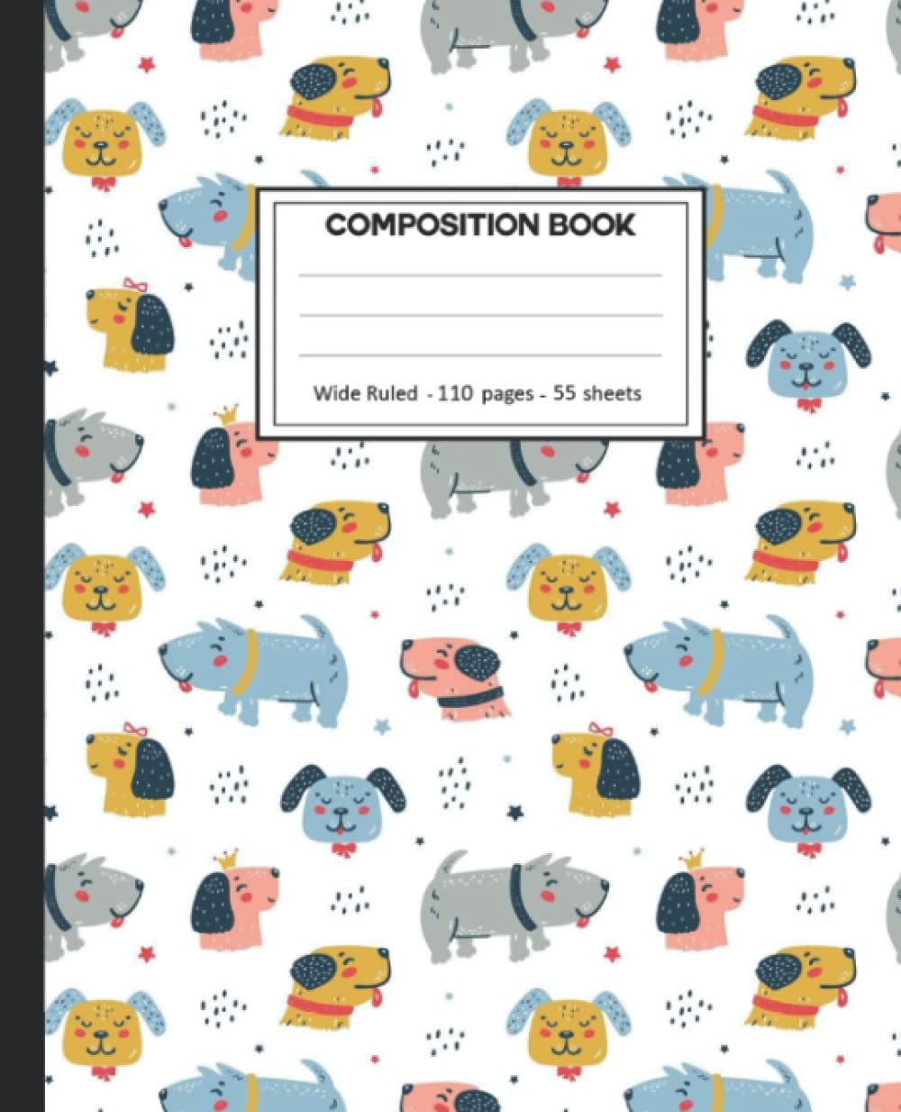 Composition Notebook: Dogs Wide Ruled Paper Notebook Journal size 7.25 x 9.25” for student baixar livro de graça