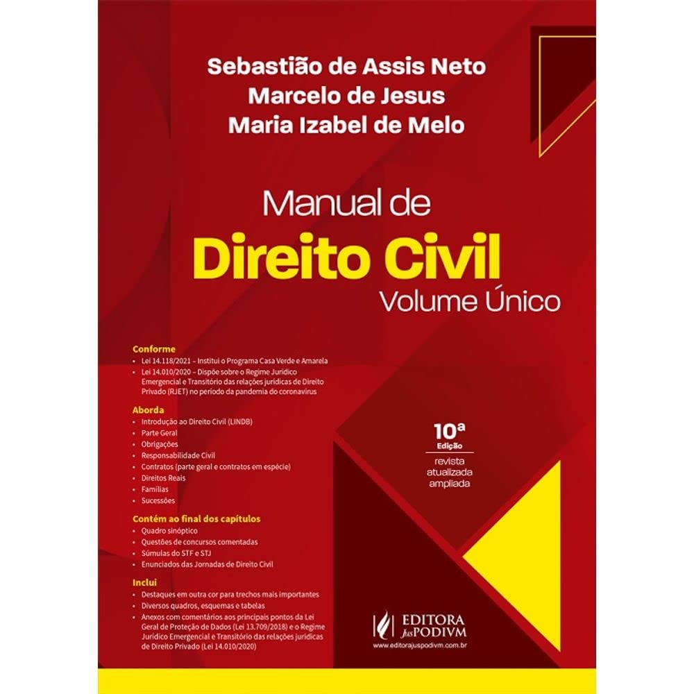 Manual de Direito Civil - Volume Unico - 10Edição 21