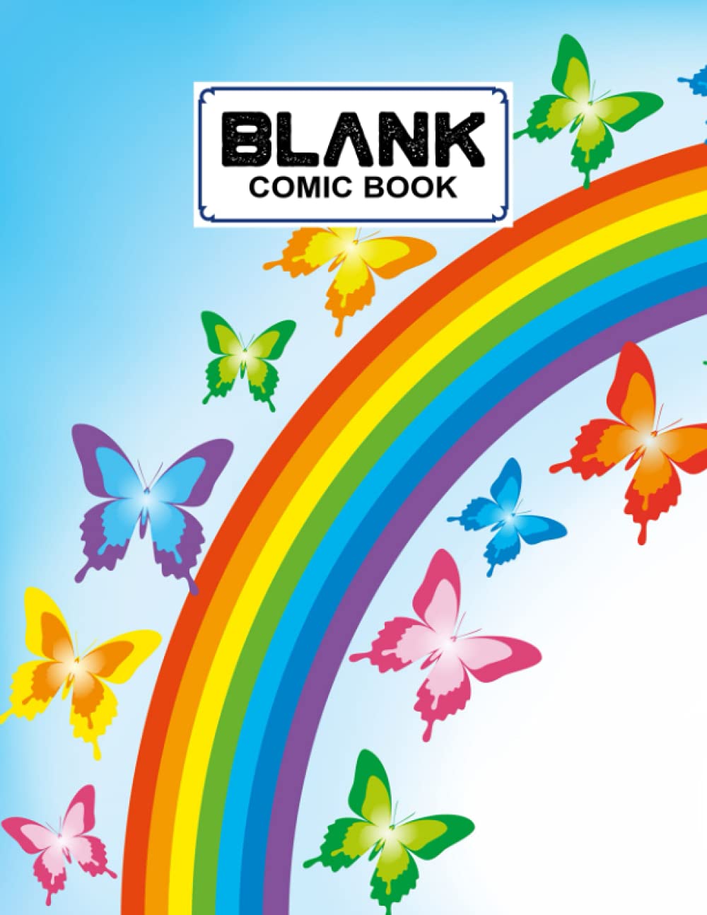 Blank Comic Book: Butterflys Cover, Create Your Own Story, Journal, Notebook, Sketchbook for Kids and Adults, 120 Pages - Size 8.5" x 11" Notebook by Simone Bach baixar livro de graça