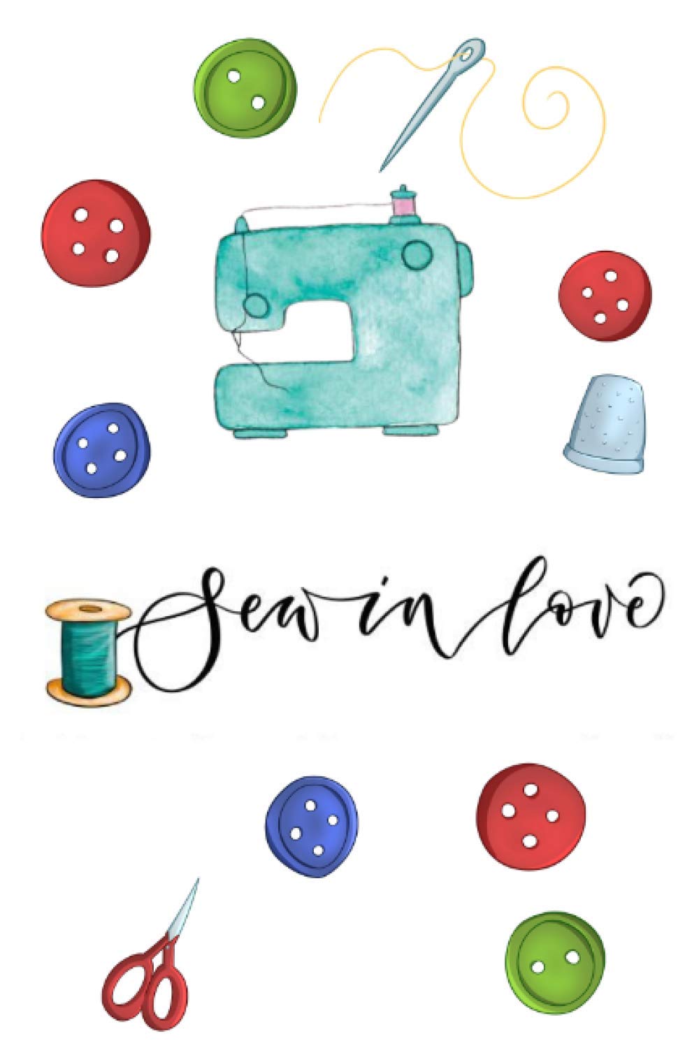 Sew in Love: Sewing Project Journal - Plan And Record Your Sewing Projects And Ideas - 6X9 - 100 Projects baixar livro de graça