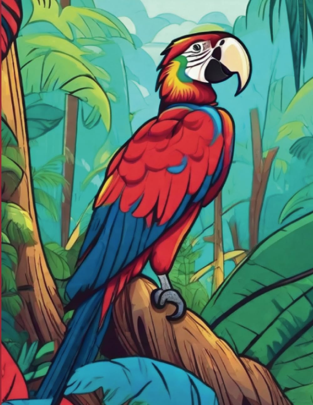 capítulo por capítulo baixar Sketch Book Vibrant Macaw Adventures: Sketchbook For Drawing Blank Paper Pad 8.5" x 11" - Notebook 120 Pages Blank Paper Book For Sketching Painting... Soft Cover Notebooks (Portuguese Edition)