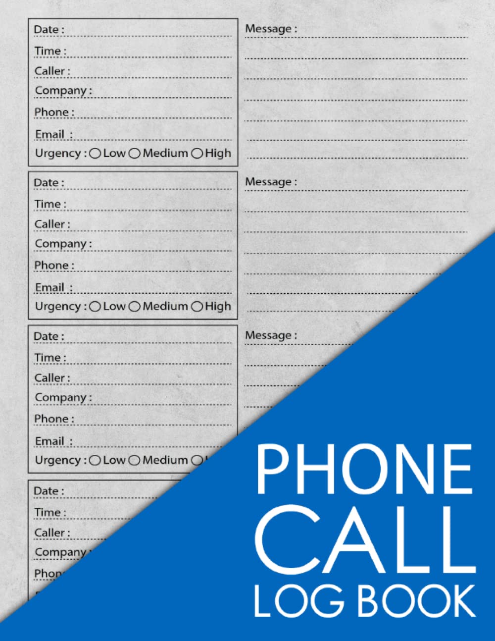 Phone Call Log Book: Phone Call Record log Book for Business and personal use With 450 Call Log Space For Records | voicemail Log Book To Record Contacts, Phone Numbers, Emails baixar o livro de graça