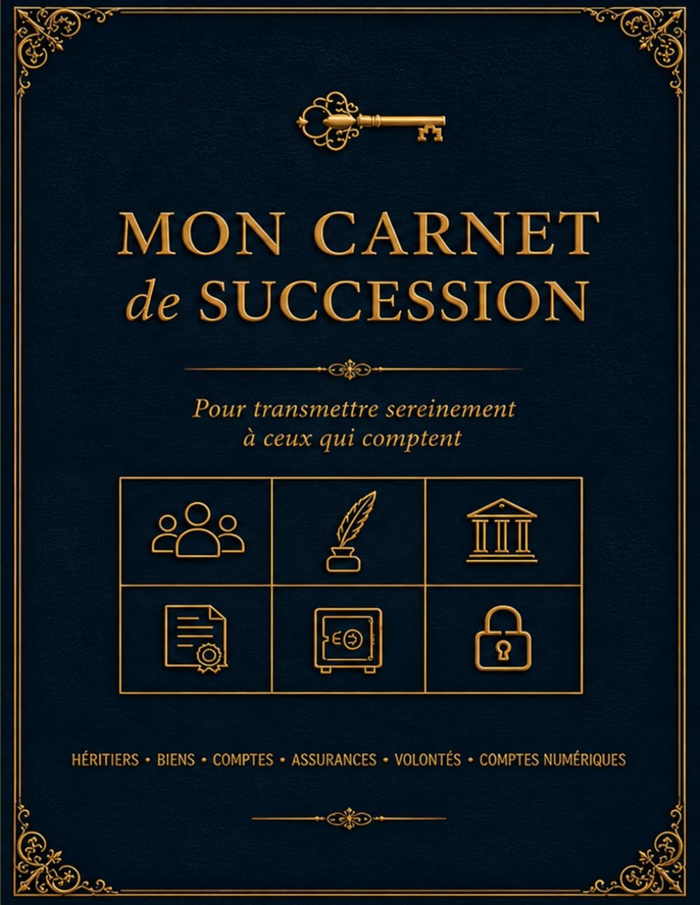 Mon Carnet de Succession: Organiser sa succession simplement: héritiers, biens, comptes bancaires, assurances, volontés et comptes numériques | Guide complet à remplir | 200 pages (French Edition) baixar livro de graça