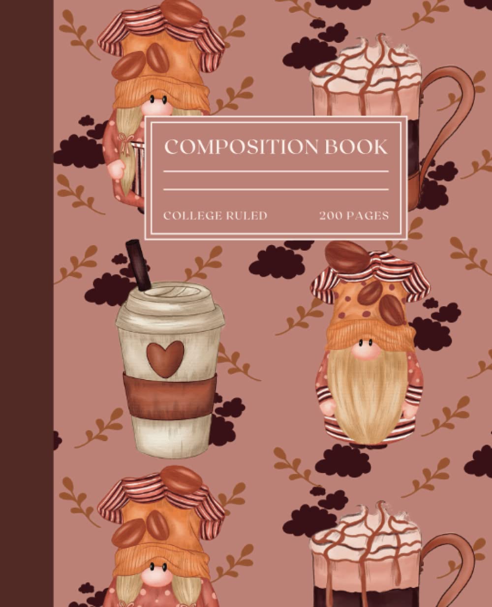 capítulo por capítulo baixar Coffee Gnome Composition Notebook College Ruled: Aesthetic Composition Notebook College Ruled Kawaii Coffee, 200 7.5x9.25 College Ruled Pages