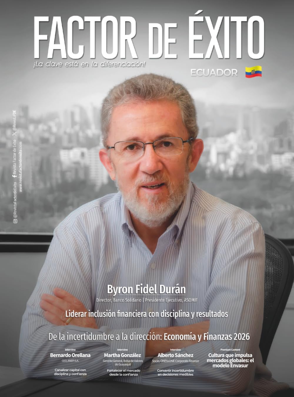 ler totalmente De la incertidumbre a la dirección: Economía y Finanzas 2026. Edición #20 Ecuador (Revista Factor de Éxito Chile) (Spanish Edition)