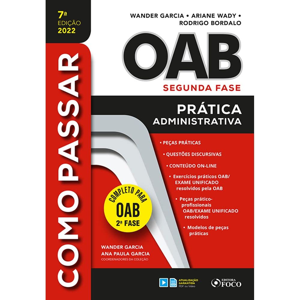 capítulo por capítulo baixar COMO PASSAR NA OAB 2ª FASE - PRÁTICA ADMINISTRATIVA - 7ª ED - 2022