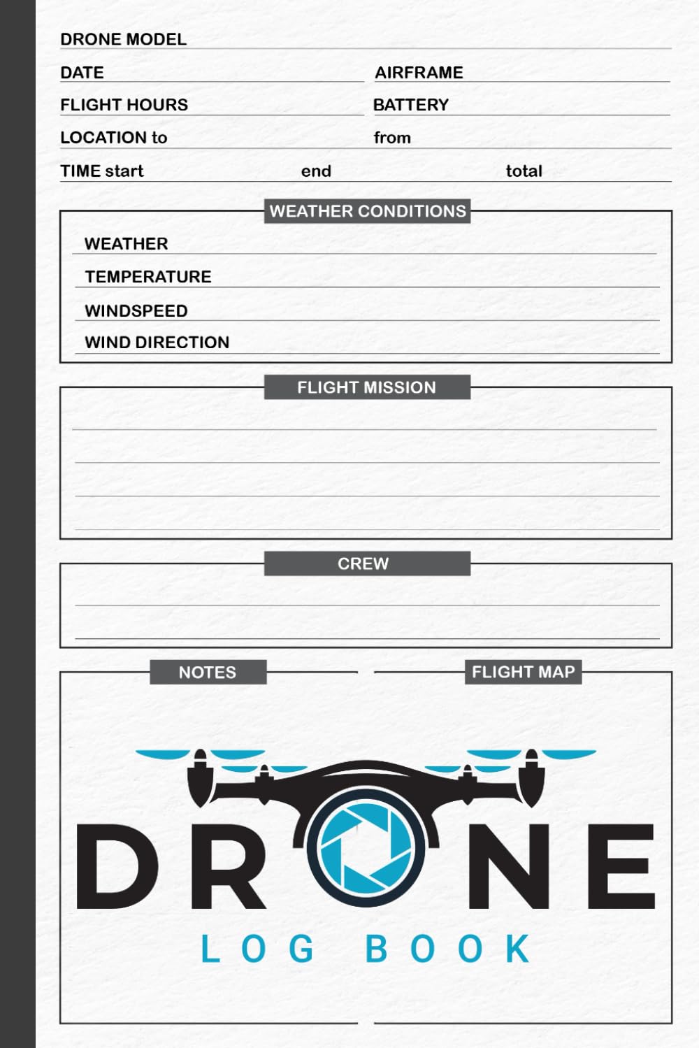 Drone Flight Log Book: Log Book For Tracking Your Uas Flight & Repair & Maintenance baixar livro de graça