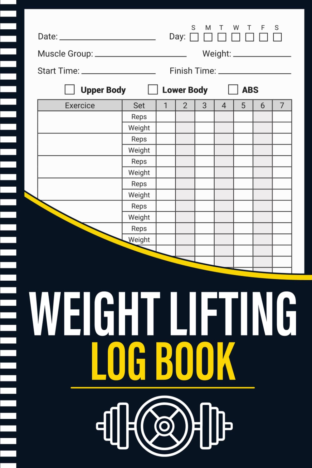 capítulo por capítulo baixar Weight Lifting Log Book: Gym Workout Tracker and Fitness Planner: Record Exercises, Measurements, and Progress for Men and Women.