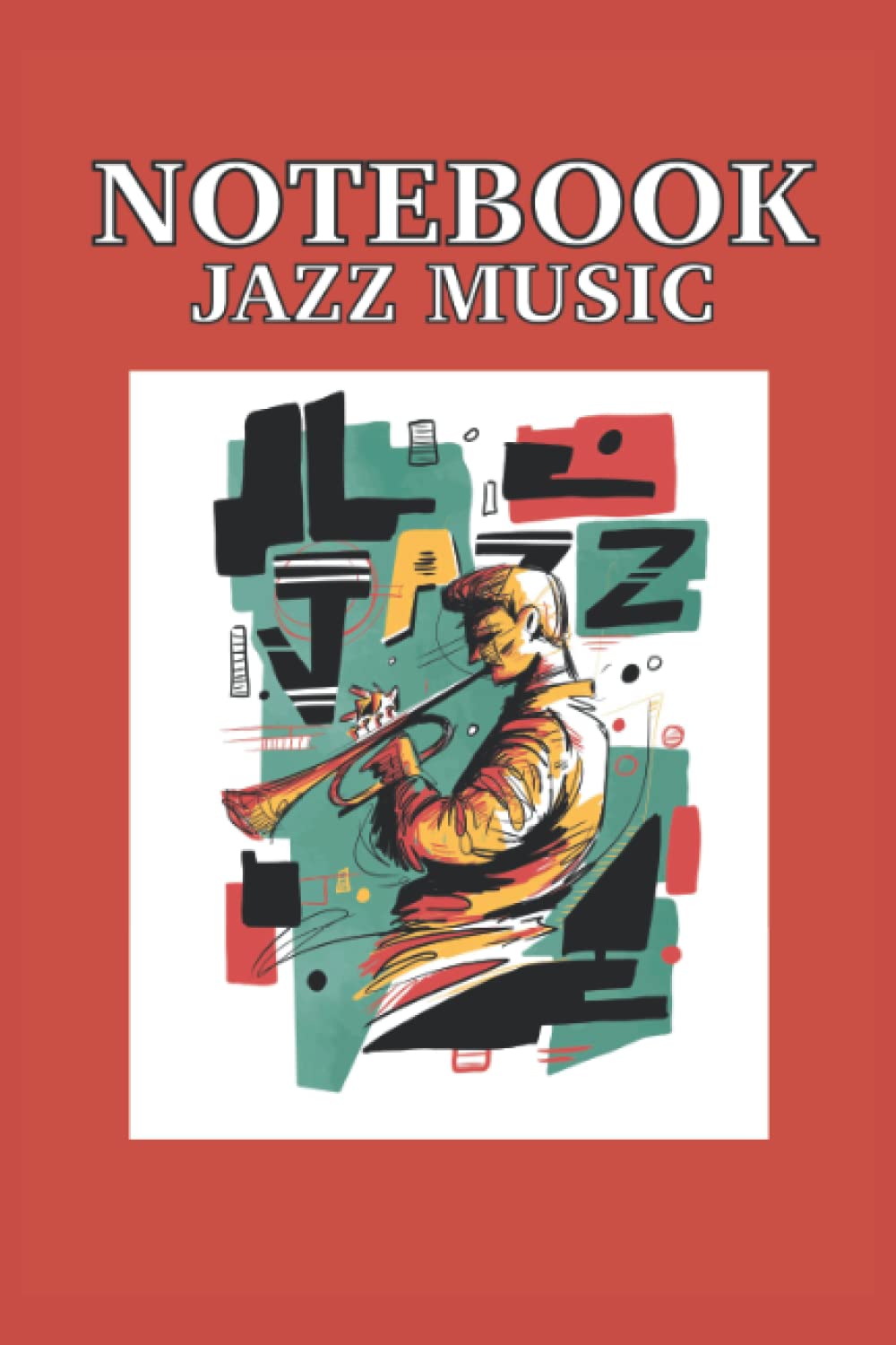 ler totalmente Notebook Jazz Music: Jazz music notebook 120 pages lined, size 15, 24 x 22, 86 cm