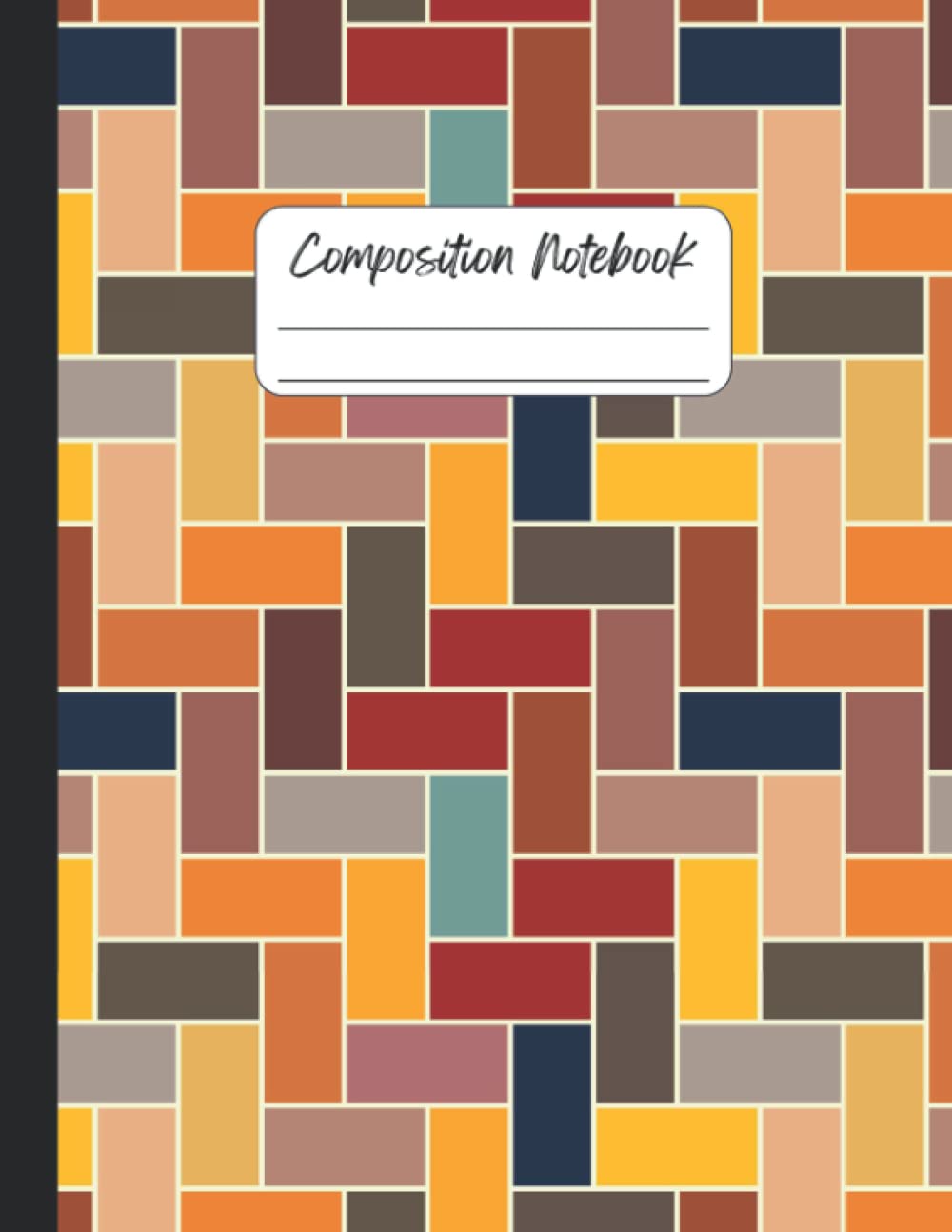 capítulo por capítulo baixar Stylish Composition Notebook: College Ruled, Lined Journal Book, For Work, Back To School Supplies, Gift For Students, Aesthetically Geometric Design, US Letter 8.5x11, 100 Pages (50 Sheets)