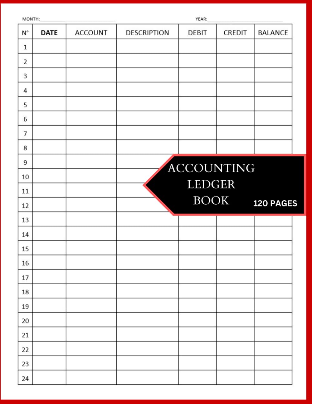 Accounting Ledger Book: Simple Accounting Ledger for Bookkeeping, Small Business and Personnel Financial Planning / Monthly Income and Expense Log Book 8.5 X 11 baixar o livro de graça