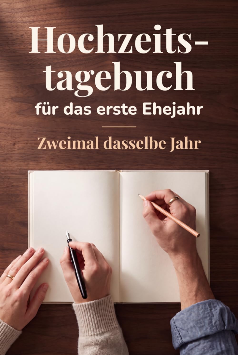Zweimal dasselbe Jahr: Hochzeitstagebuch für das erste Ehejahr – 12 Monatsdoppelseiten zum Ausfüllen | 12 Fragen, die beide getrennt beantworten | Mit... und Teil zur Papierhochzeit (German Edition) baixar o livro de graça
