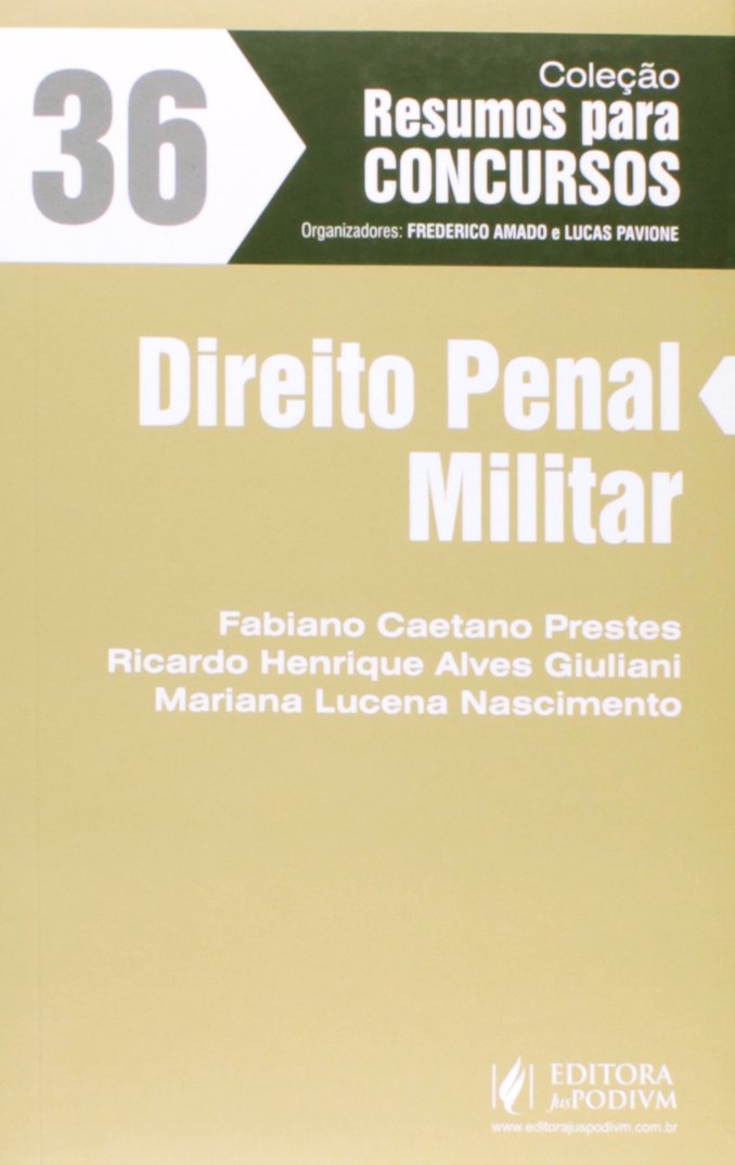 ler totalmente Direito Penal Militar - Volume 36. Coleção Resumos Para Concursos