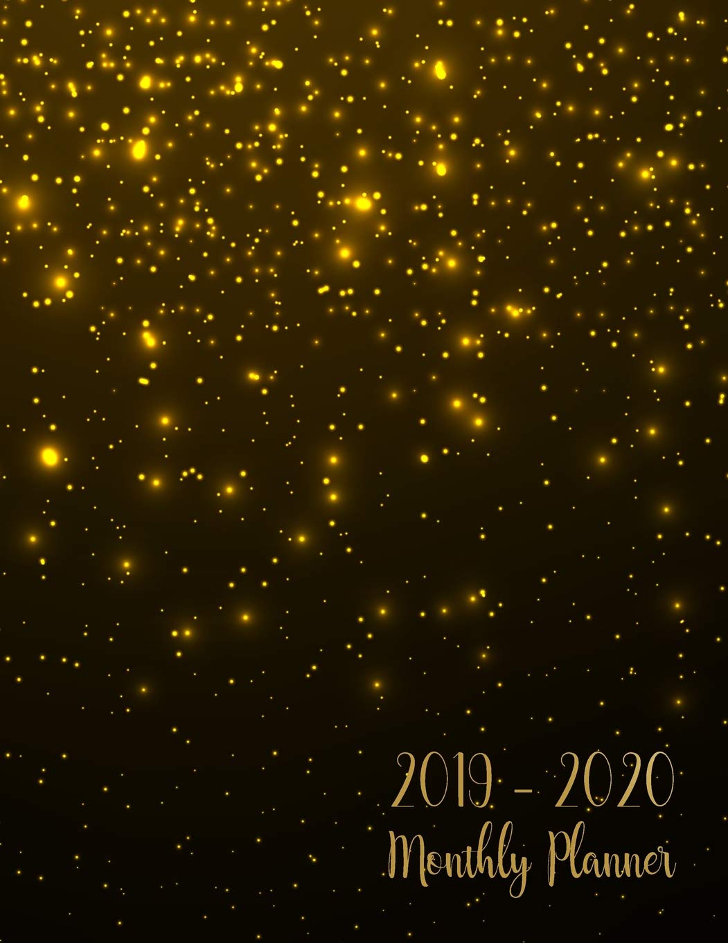 ler totalmente 2019-2020 Monthly Planner: Two Year - Monthly Calendar Planner - 24 Months Jan 2019 to Dec 2020 For Academic Agenda Schedule Organizer Logbook and Journal Notebook Planners - Black Gold Cover