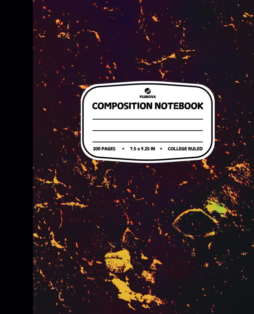capítulo por capítulo baixar PLUNOVA College Ruled Lava Burn Composition Notebook: 200 pages, 7.5 x 9.25 Inches, College, Red Lava/Magma Composition Book, and Office Supplies