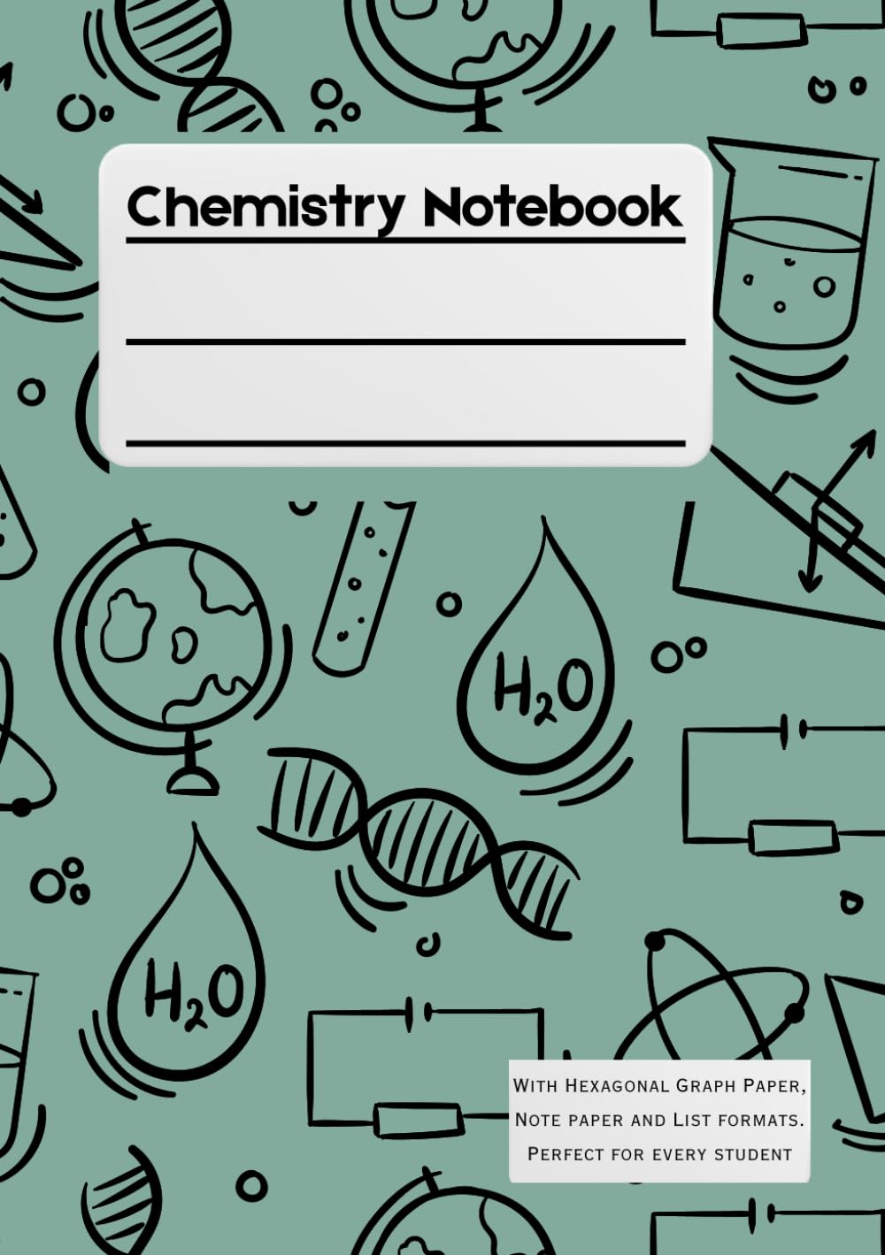 ler totalmente Chemistry Notebook with Hexagonal Graph: A Comprehensive Notebook for Structural Diagrams, Reactions, and Organized Notes