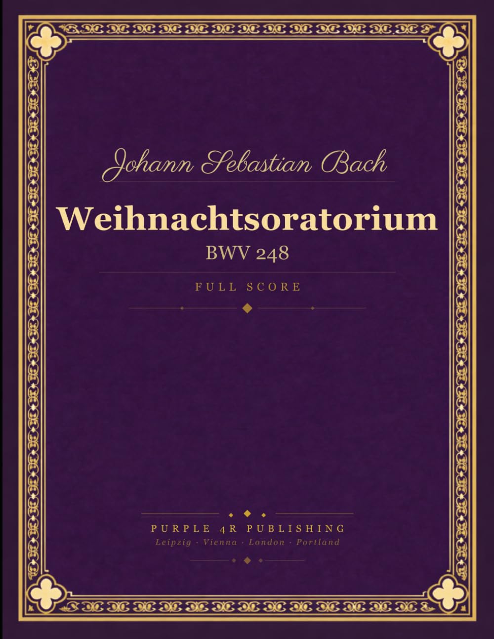 ler totalmente Bach: Christmas Oratorio (Weihnachtsoratorium), BWV 248 - Full Score for Soloists, Choir and Orchestra