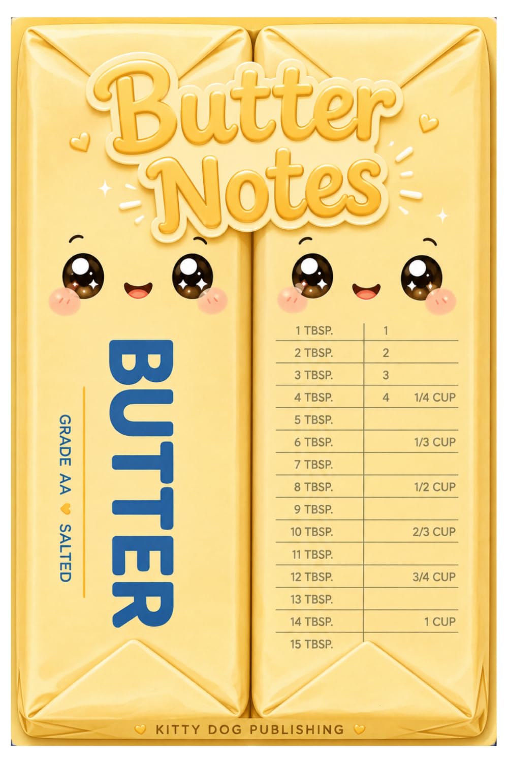 Butter Notes: Kawaii Butter Stick Lined Notebook | Soft Matte Cover | 100 Pages baixar o livro de graça