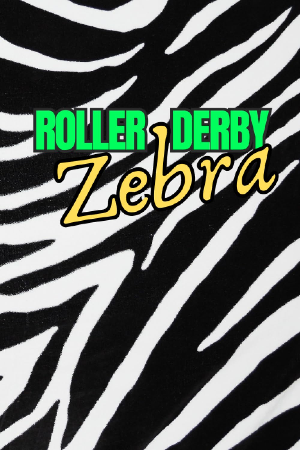 ler totalmente Roller Derby Zebra Ref Notebook | 108 Lined and Blank alternating pages, 6 by 9 | Roller Skate Journal Log Diary