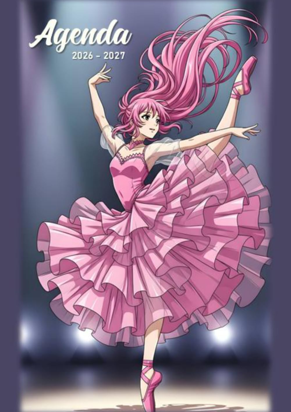 Agenda scolaire 2026-2027: Journalier pour fille | 1 Jour Par Page |12 x 17 cm | Girly | Couverture Danseuse manga (French Edition) baixar o livro de graça
