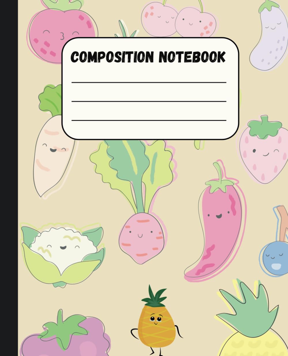 Composition Notebook College Ruled: Healthy Vegetable Themed Journal, Composition Notebook for School, College, Home and Work baixar o livro de graça