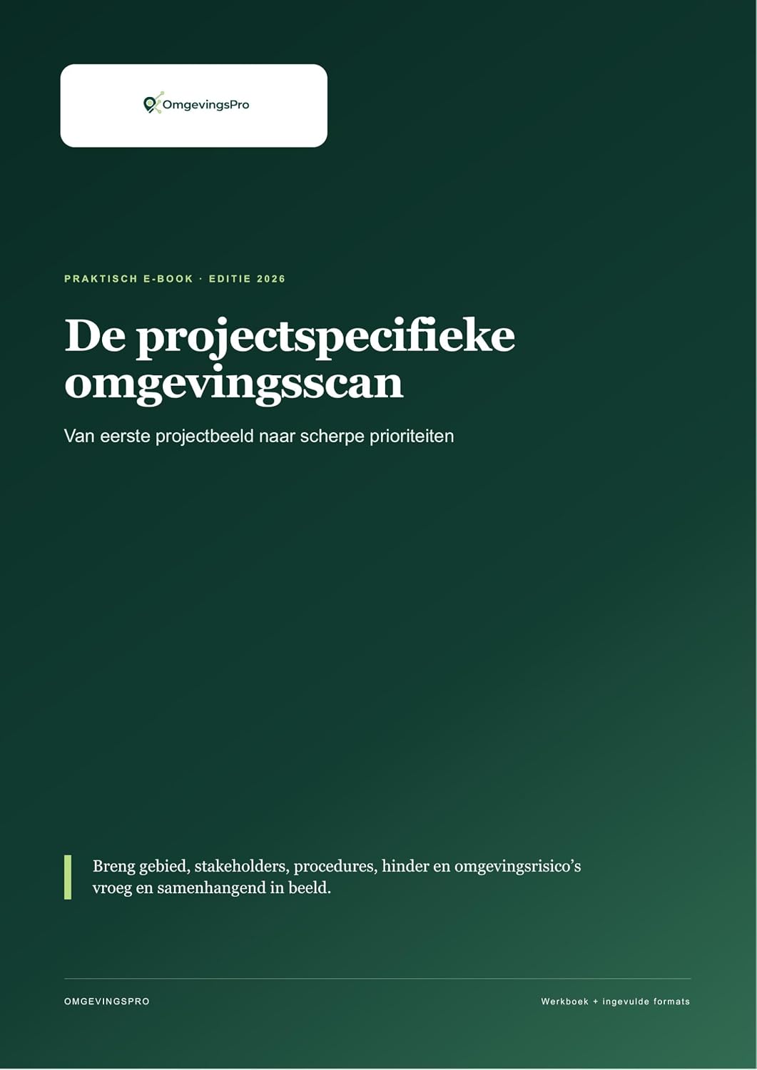 De projectspecifieke omgevingsscan (Dutch Edition) baixar o livro de graça