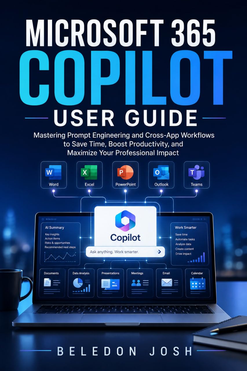 Microsoft 365 Copilot User Guide: Mastering Prompt Engineering and Cross-App Workflows to Save Time, Boost Productivity, and Maximize Your Professional Impact (English Edition) baixar livro de graça