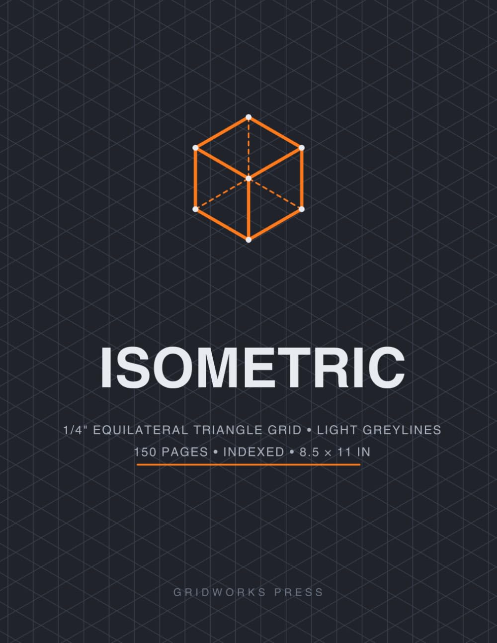 capítulo por capítulo baixar Isometric Graph Paper Notebook: Sketch and Design in 3D. Large 8.5 x 11 Drawing Pad for Engineers, Architects, Game Artists & Makers | 1/4 Inch Triangle Grid, Light Grey Lines, 150 Indexed Pages