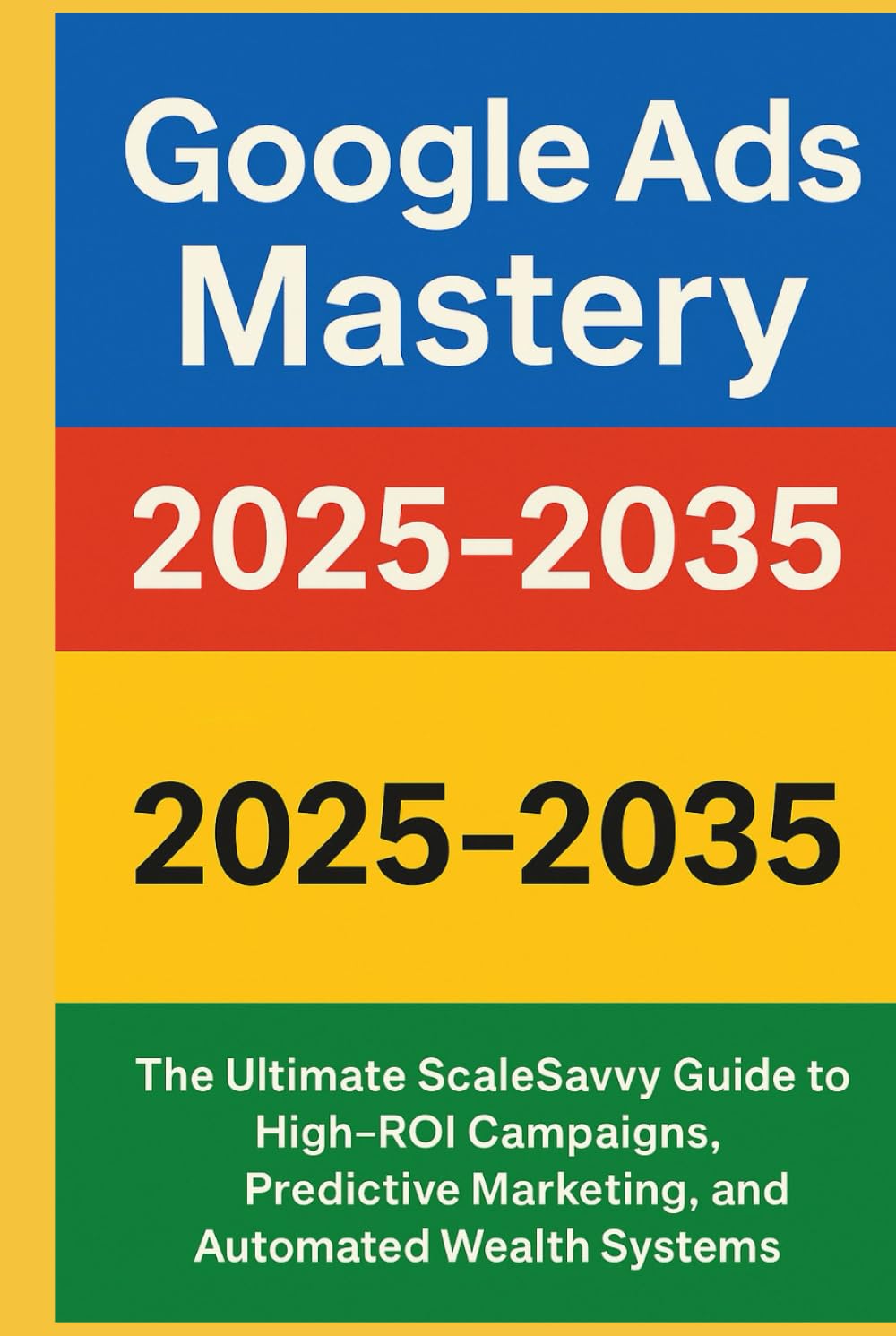 Google Ads Mastery 2025–2035: The Ultimate ScaleSavvy Guide to High-ROI Campaigns, Predictive Marketing, and Automated Wealth Systems (ScaleSavvy Solutions)