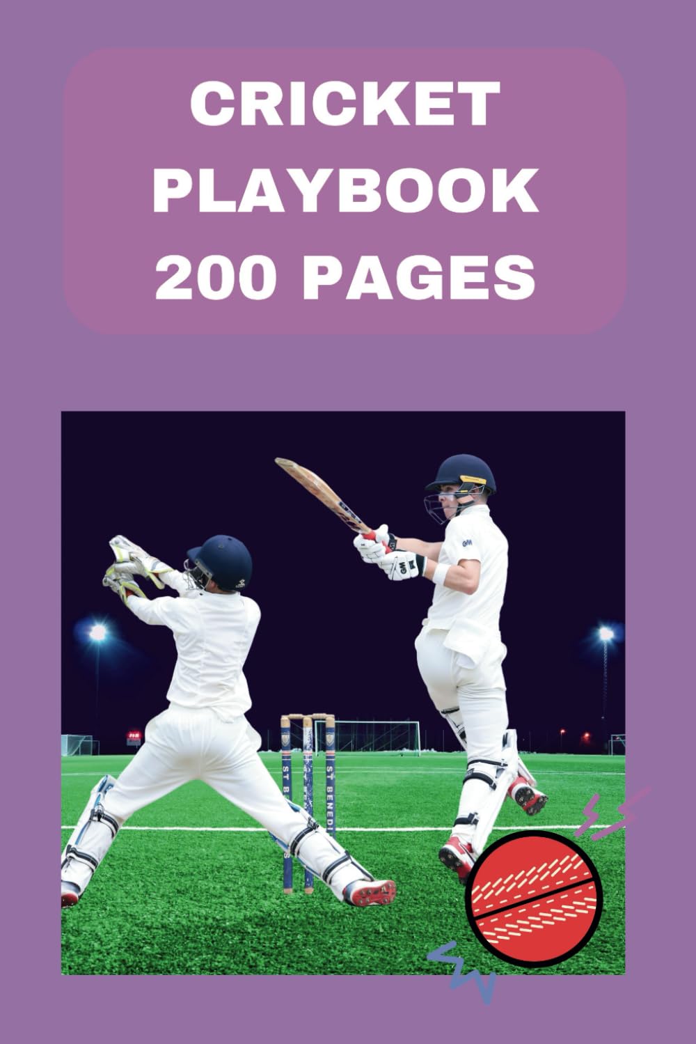Cricket Playbook: Full-Page Blank Field Diagrams for Strategy and Planning