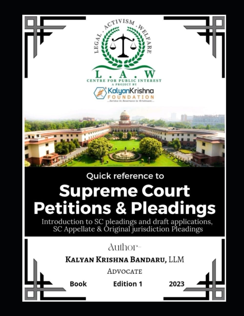 Quick Reference to Supreme Court Petitions & Pleadings: Introduction to SC pleadings and draft applications, SC Appellate & Original Jurisdiction Pleadings baixar o livro de graça