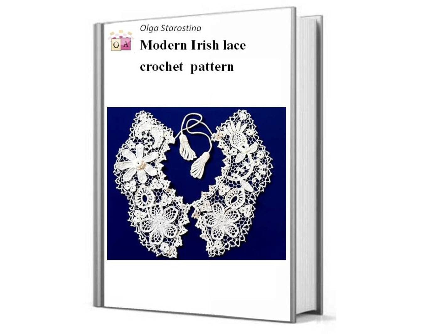 Crochet collar pattern modern Irish lace. (Modern Irish Crochet Lace Pattern) (English Edition) baixar livro de graça