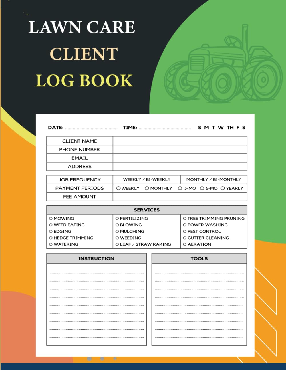 capítulo por capítulo baixar Lawn Care Client Log Book: Efficiently track and manage your lawn care business with this comprehensive client log book