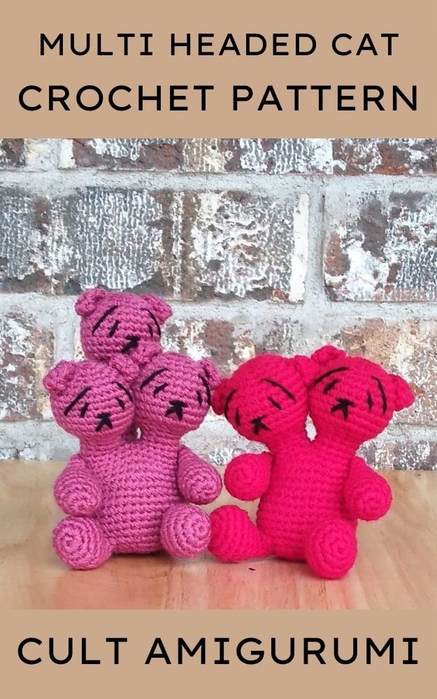 ler totalmente Multi Headed Kitty Cat: Cult Amigurumi Pattern Pack (English Edition)