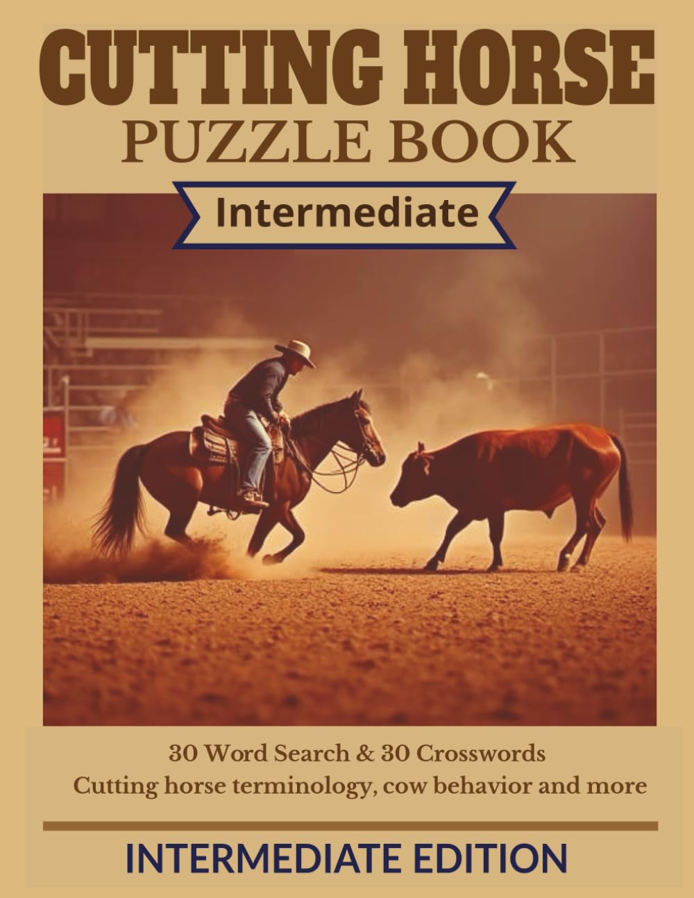 Cutting Horse Puzzle Book: Intermediate Edition: Cow Reading, Positioning, Herd Skills & Arena Strategy | 60 Mid-Level Puzzles | 8.5 x 11 | Easy to Read baixar o livro de graça