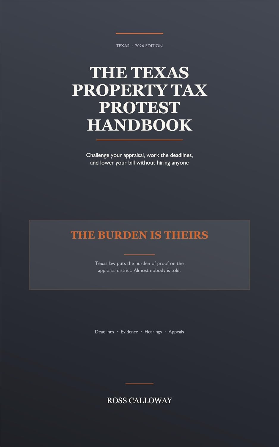 ler totalmente The Texas Property Tax Protest Handbook: How to Challenge Your Appraisal, Work the Deadlines, and Lower Your Bill Without Hiring Anyone (English Edition)